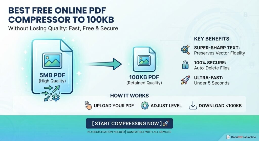 best free online pdf compressor to 100kb without losing quality